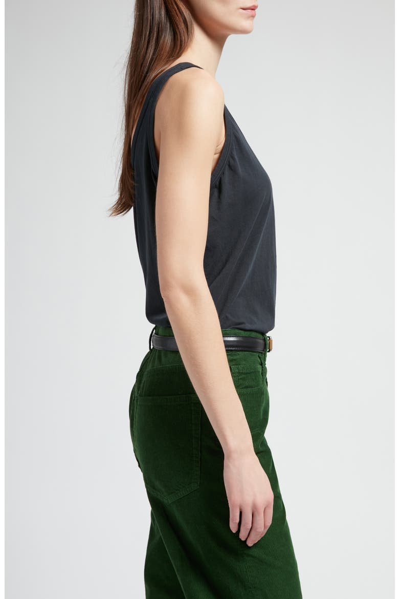 Aika Organic Cotton Tank, Alternate, color, BLACK