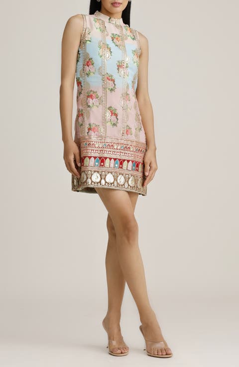 fit and flare summer linen dress with belt 4852