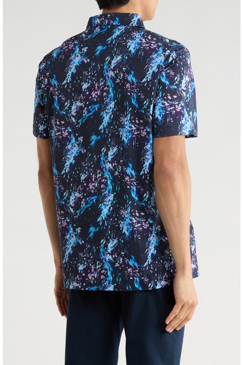 Mercerized Cotton Polo, Alternate, color, NAVY