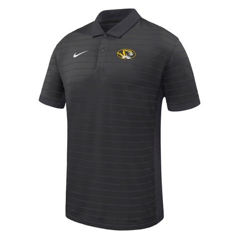 Men's Nike Black Missouri Tigers Victory Stripe Dri-FIT Polo