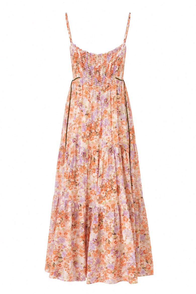 Paris Midi Dress, Alternate, color, MULTI COLOR