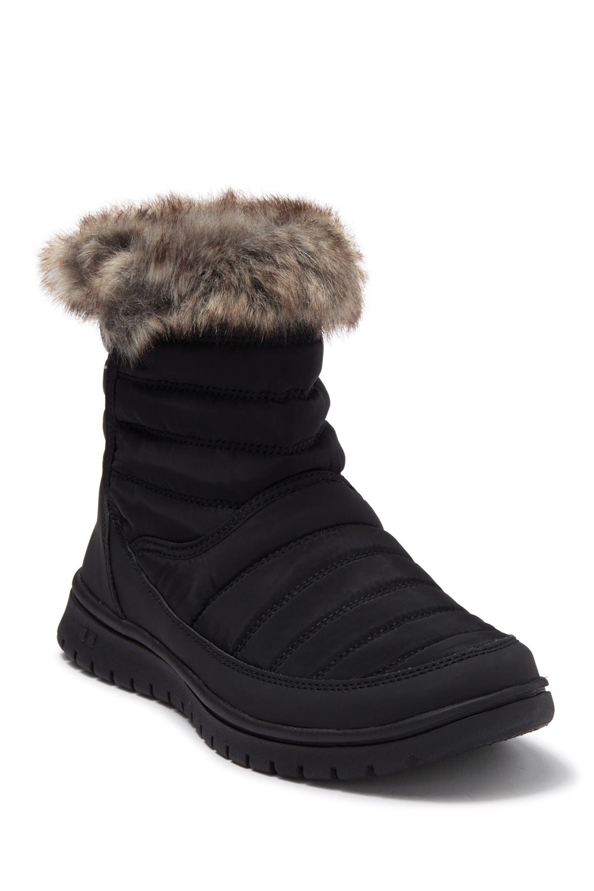 Rykä Suzy Faux Fur Trim Bootie - Wide Width Available, Main, color, 
