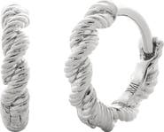 Monica Vinader Corda Huggie Hoop Earrings