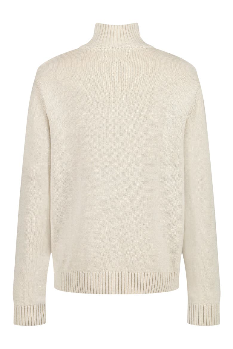 Kids' Argyle Quarter Zip Sweater, Alternate, color, 103 OATMEAL HTR