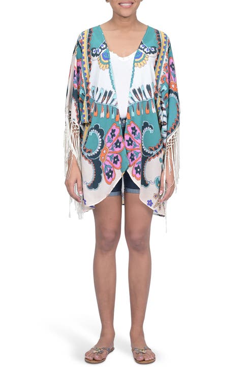 Fringe Kimono Wrap