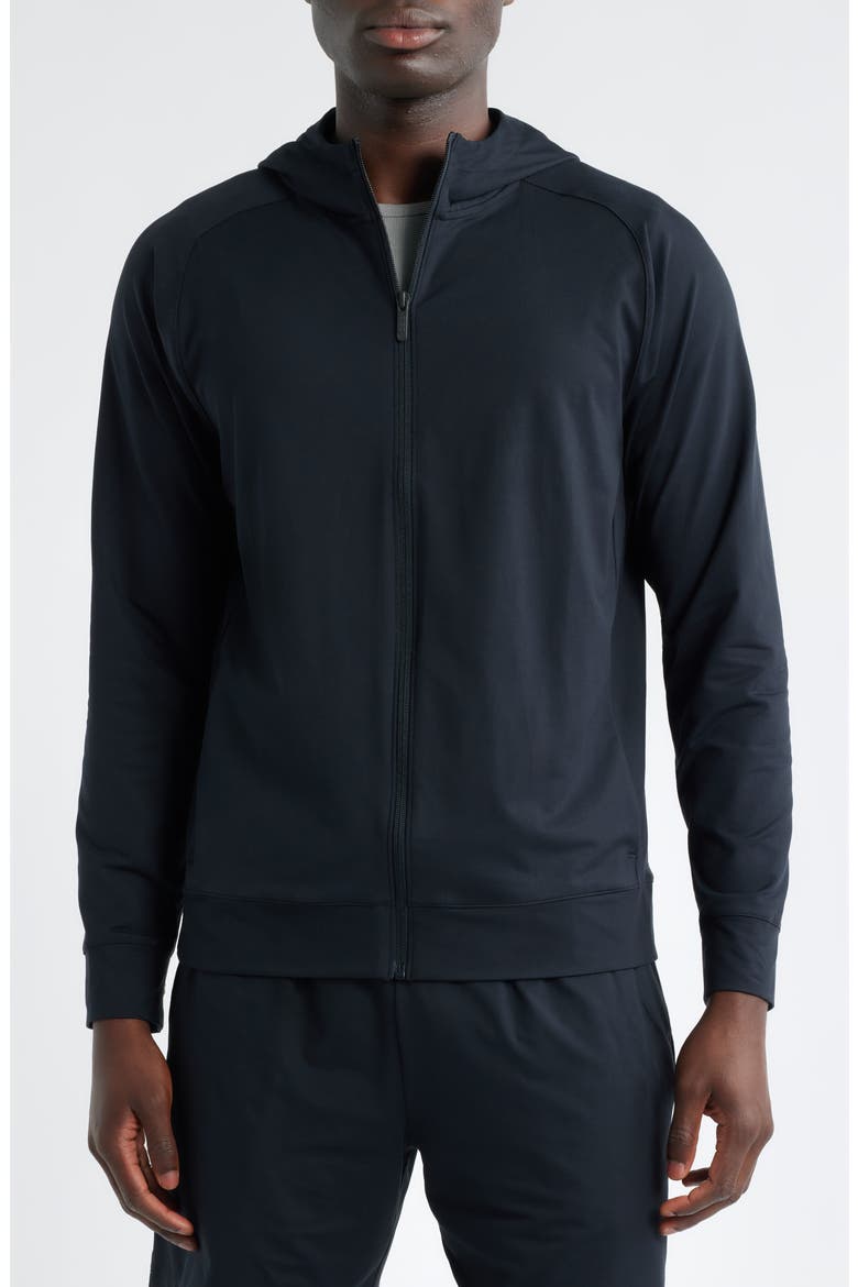 Live In Performance Zip Hoodie, Alternate, color, BLACK CAVIAR