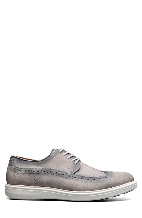 Stacy Adams Trudell Wingtip Oxford In Light Gray