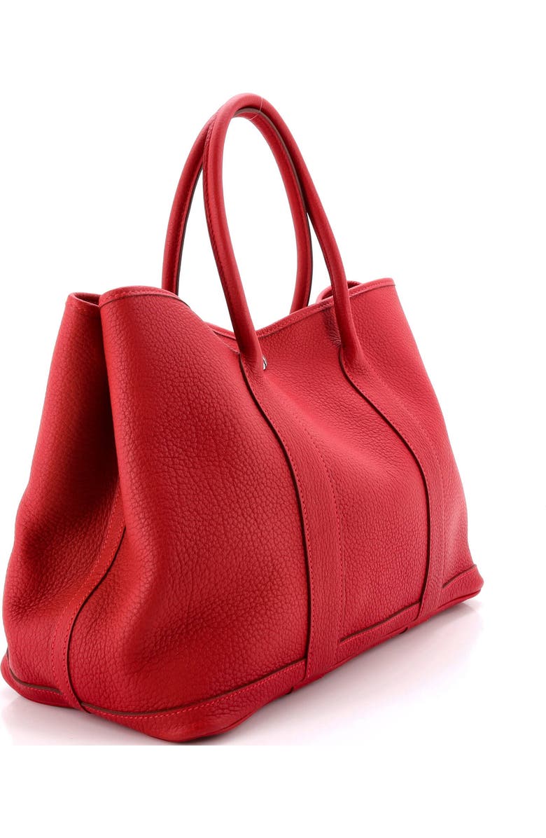 Pre-Owned Hermes Garden Party Tote Leather 36, Alternate, color, Rouge Casaque