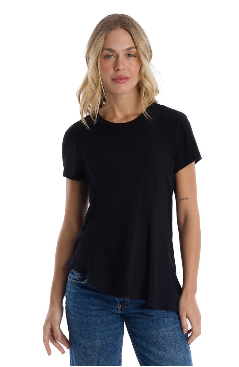 WILT Clothing Round neck short sleeve tee, Main, color, Black