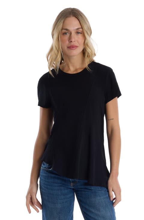 Round neck short sleeve tee