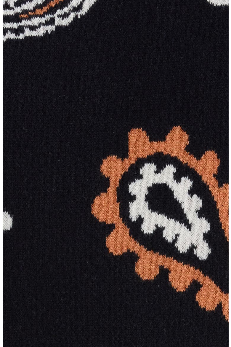 Paisley Sweater Vest, Alternate, color, NAVY