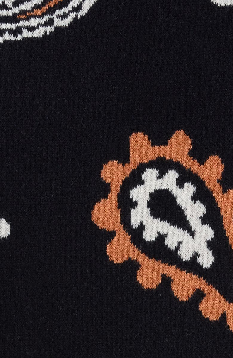 Malbon Golf Paisley Sweater Vest, Alternate, color, Navy