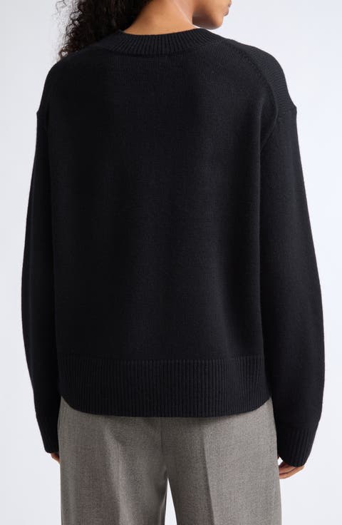 Mari Wool & Cashmere V-Neck Sweater