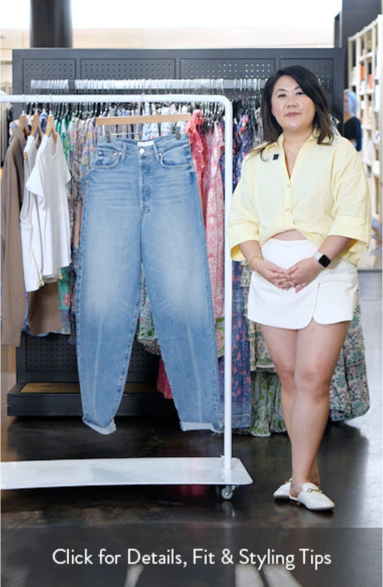 The Fangirl Skimp Cuff Barrel Leg Jeans, sales video thumbnail