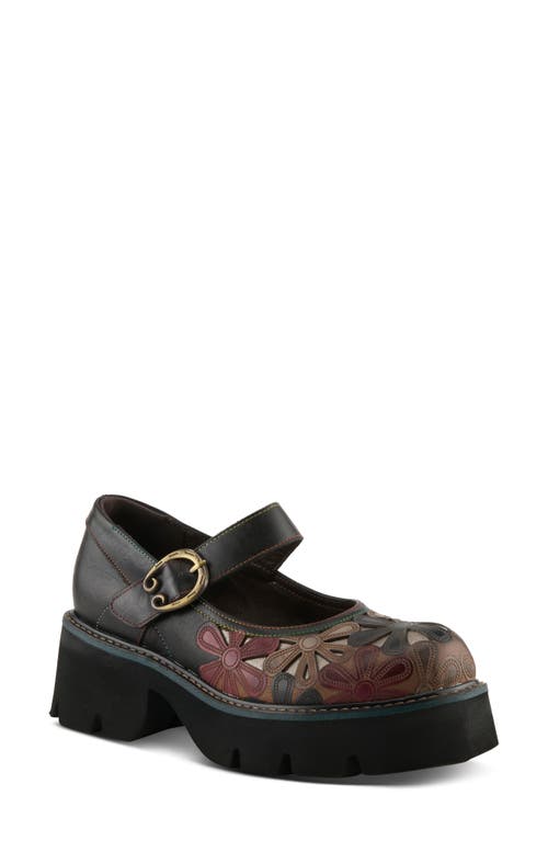 L'artiste By Spring Step Busybee Platform Mary Jane Shoe In Multi