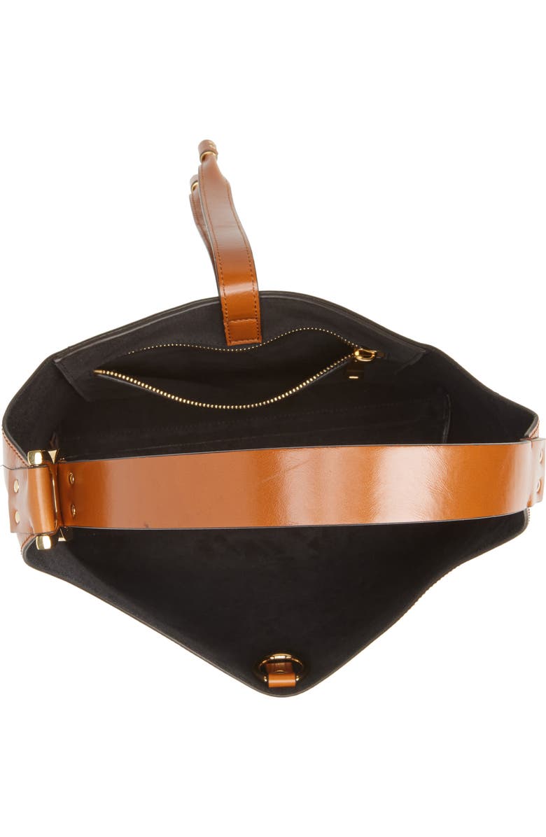 Chloé Small Marcie Leather Hobo Bag, Alternate, color, 26M Clay Brown