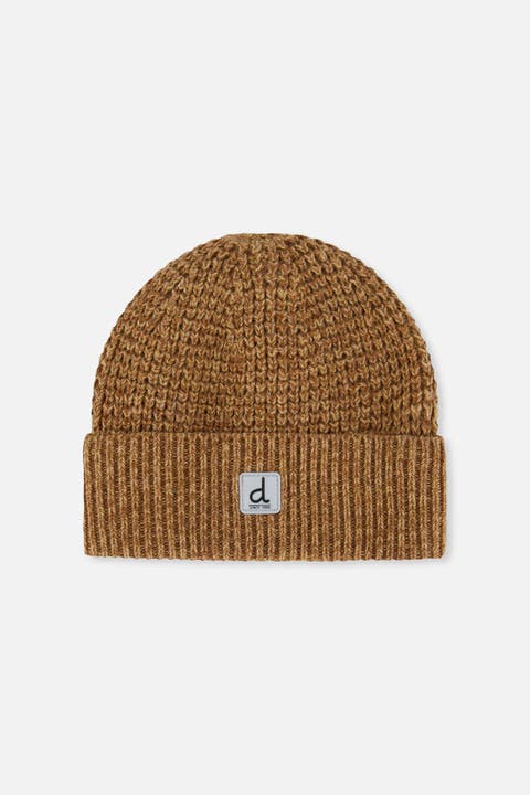Winter Ribbed Fleece Lined Rolled Cuff Knit Hat