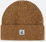 Deux par Deux Winter Ribbed Fleece Lined Rolled Cuff Knit Hat