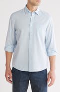 14th & Union Solid Linen Blend Button-Up Shirt
