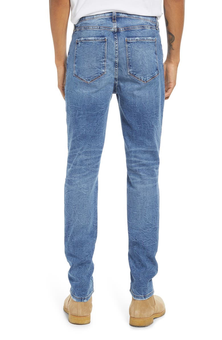 Monfrère Greyson Ripped Skinny Fit Jeans, Alternate, color, 