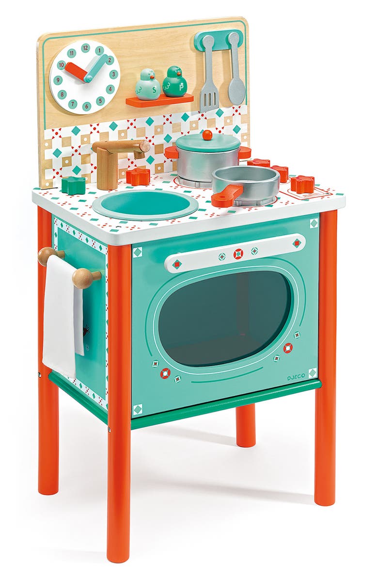 Djeco Leo's Cooker Playset, Main, color,