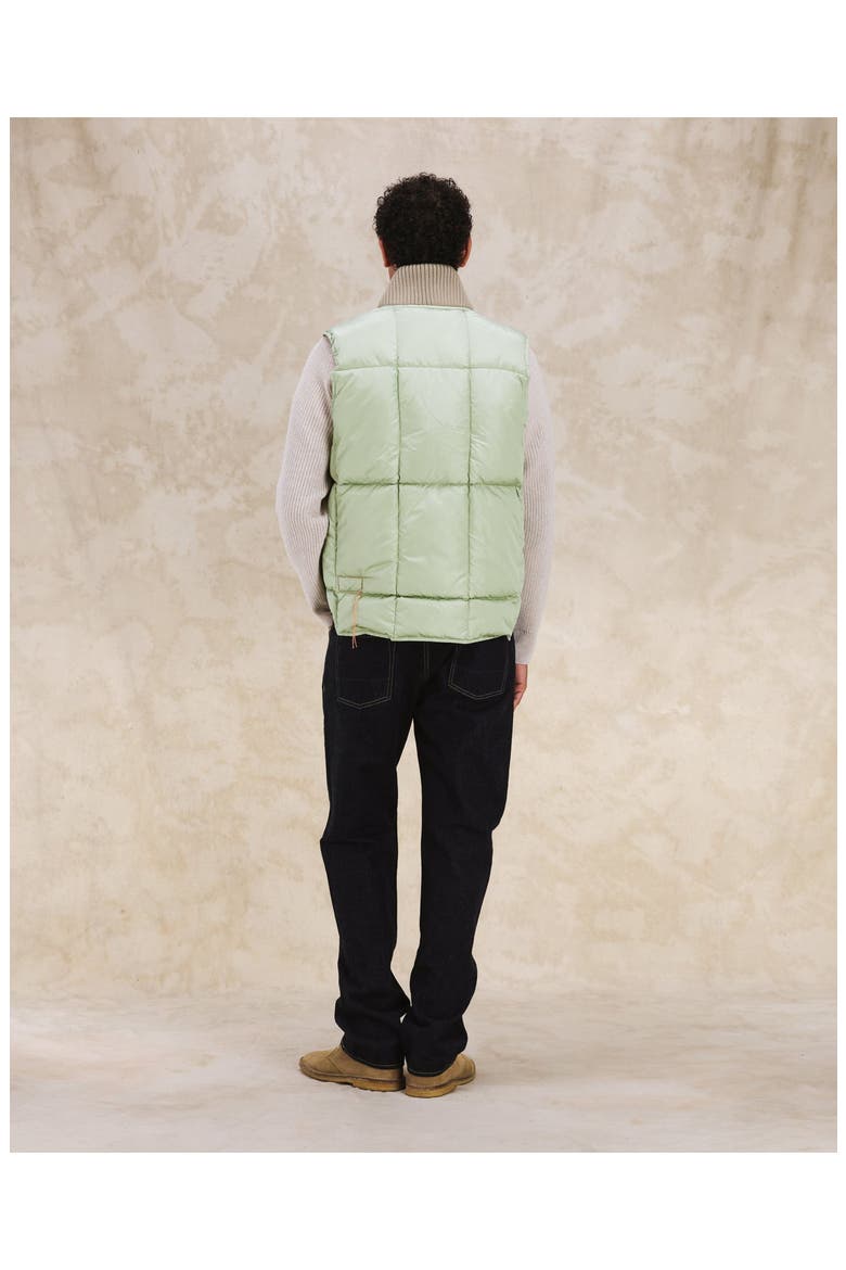Yellow Down Vest, Alternate, color, LIGHT GREEN