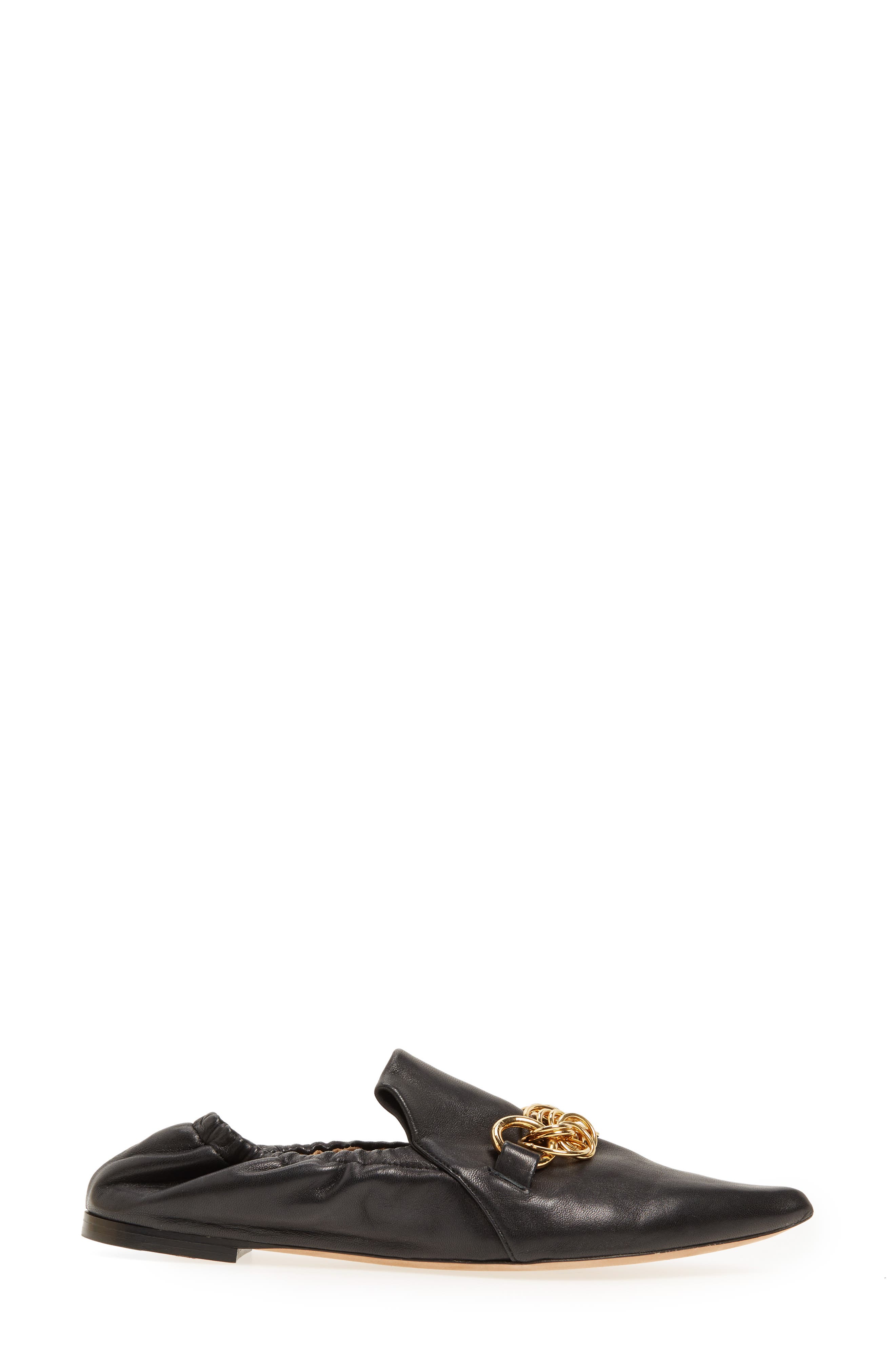 Chloé Reese Chain Bit Loafer Flat, Alternate, color, 