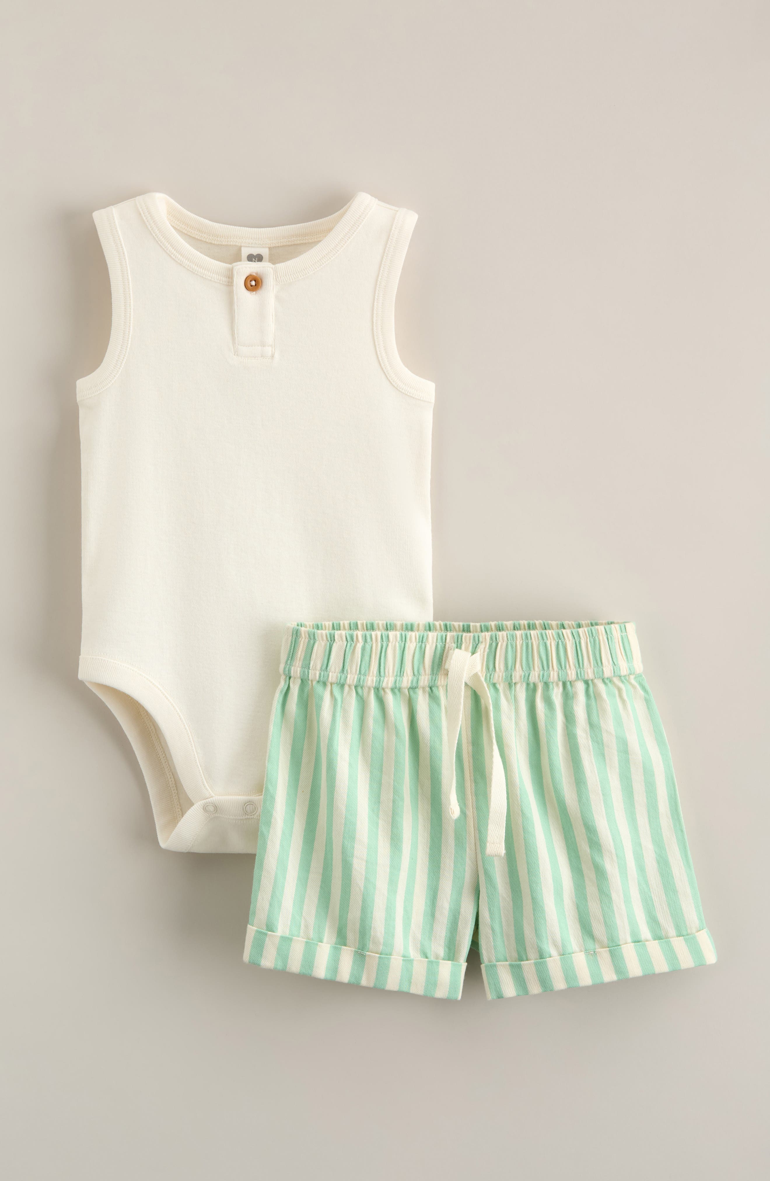 GREEN BENNY STRIPE IVORY