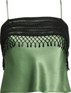 Reformation Slyvette Satin Top