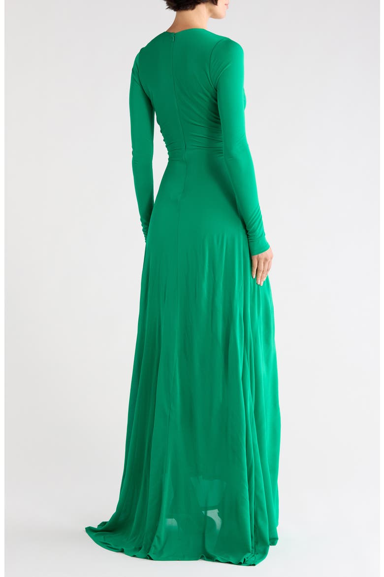 Sasha Long Sleeve Dress, Alternate, color, SIGNATURE GREEN