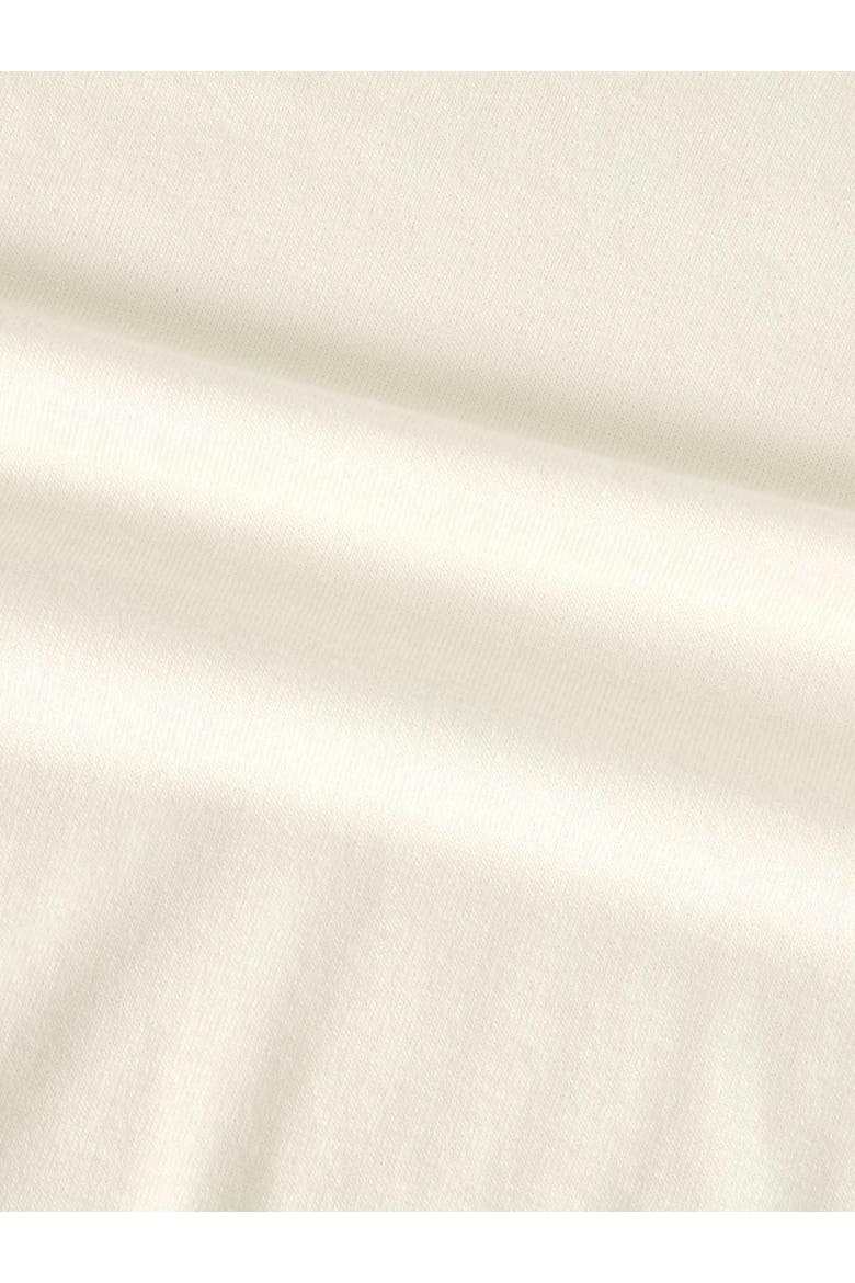 Gibson Cotton Cashmere Short Sleeve Crewneck Sweater, Alternate, color, White/Blue