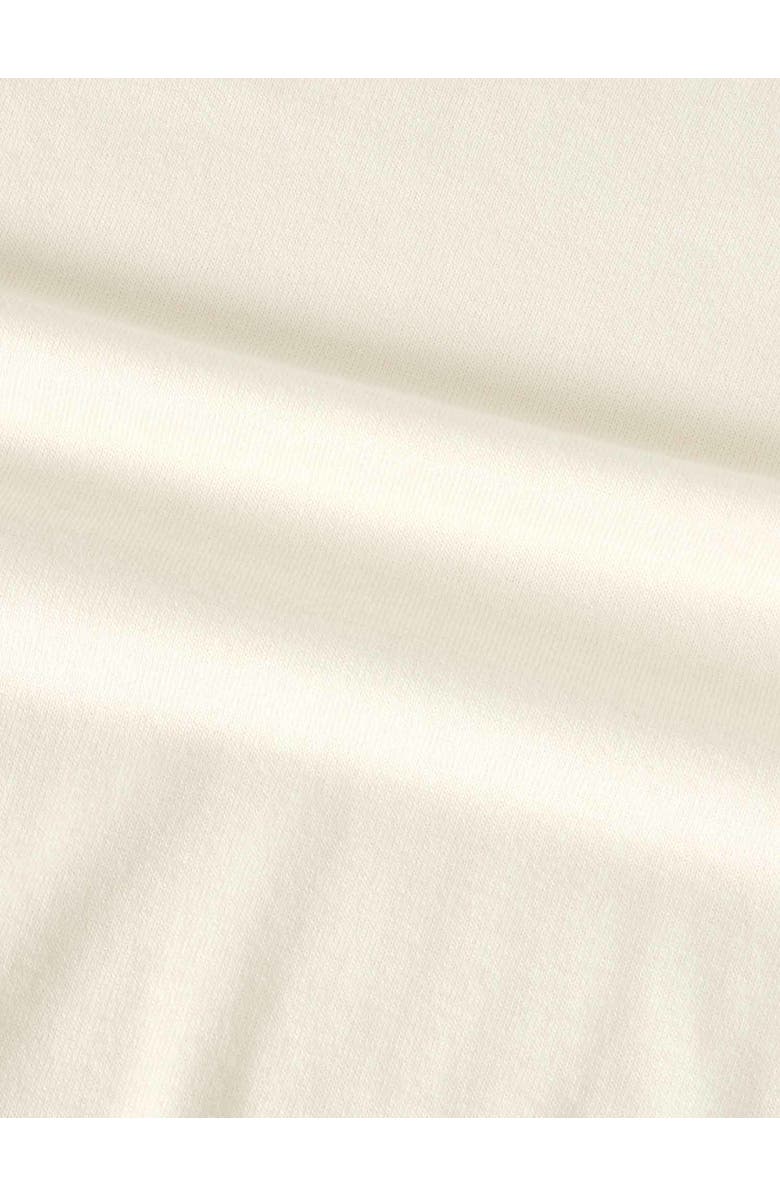 Robert Talbott Gibson Cotton Cashmere Short Sleeve Crewneck Sweater, Alternate, color, White/Blue