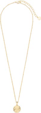 Brook and York Celeste Sunburst Pendant Necklace
