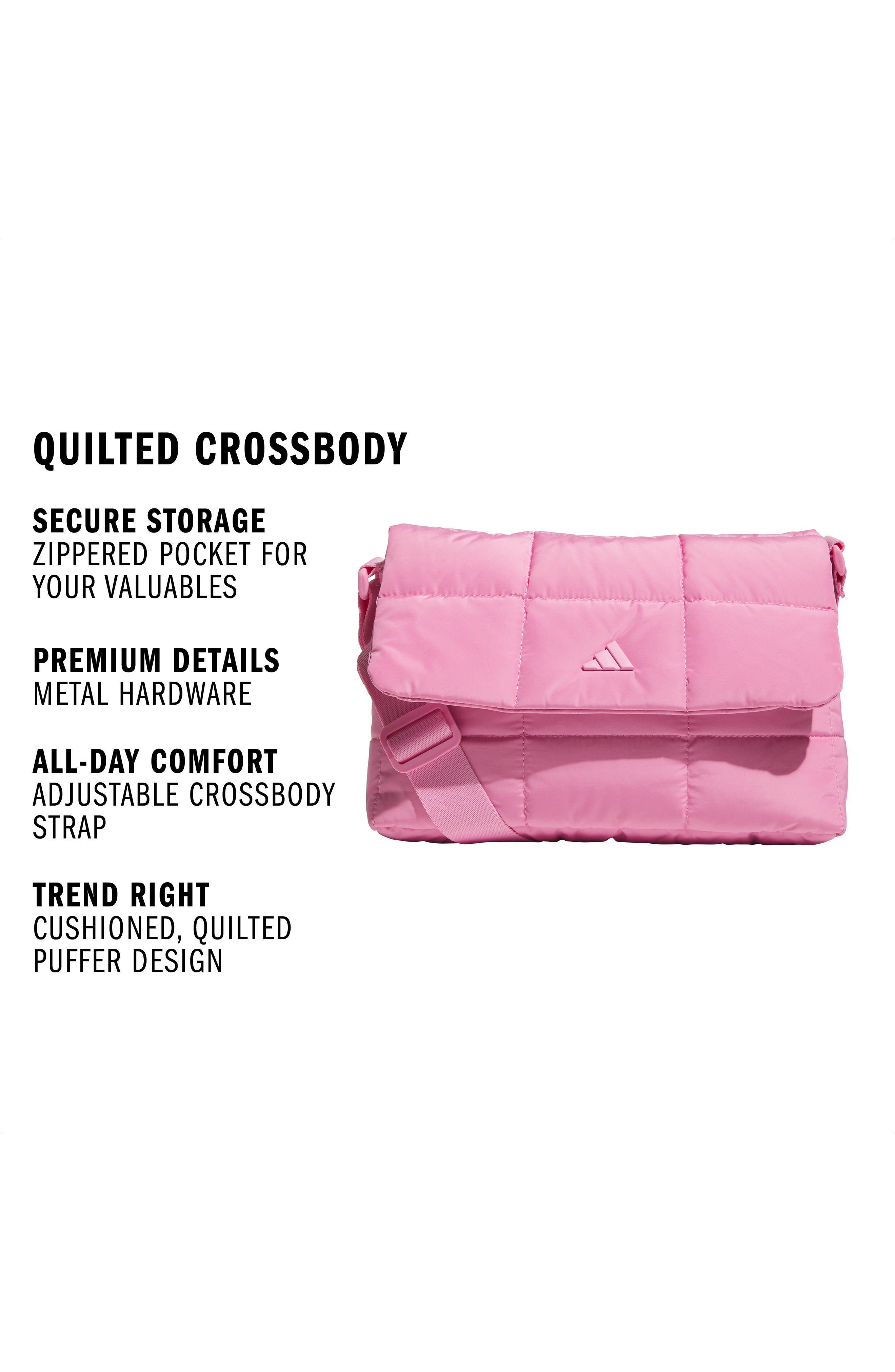 Quilted Crossbody Bag, Alternate, color, TROPIC BLOOM