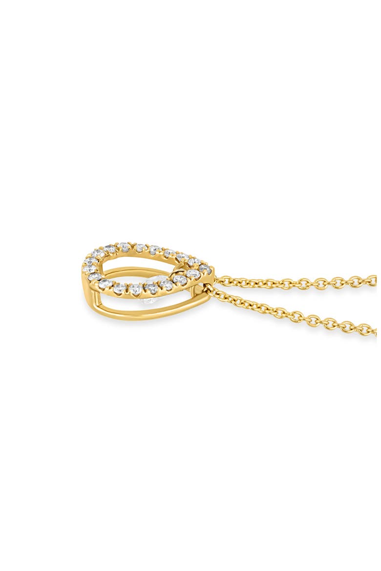 18K Gold Liora Natural Dancing Diamond Pear Pendant Necklace (Online Trunk Show), Alternate, color, 18K YELLOW GOLD