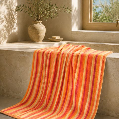 Olive Hand-Stitched Kitchen Towel Set