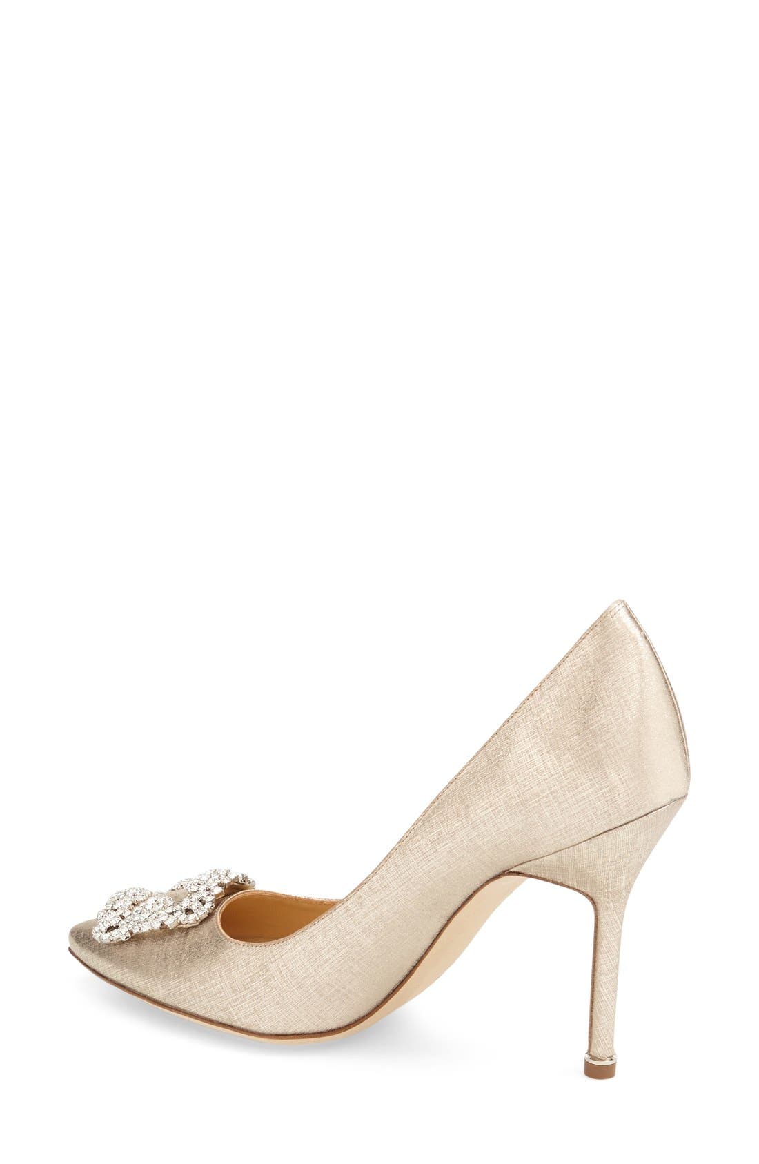 'Hangisi' Jeweled Pump (Nordstrom Exclusive Color), Alternate, color, BRONZE SATIN