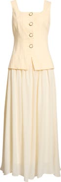 MOON RIVER Sleeveless Two-Piece Dress