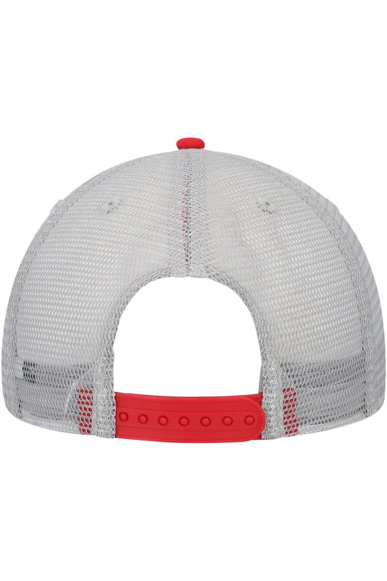 Men's Colosseum  Red/Gray Houston Cougars Snapback Hat, Alternate, color, Red