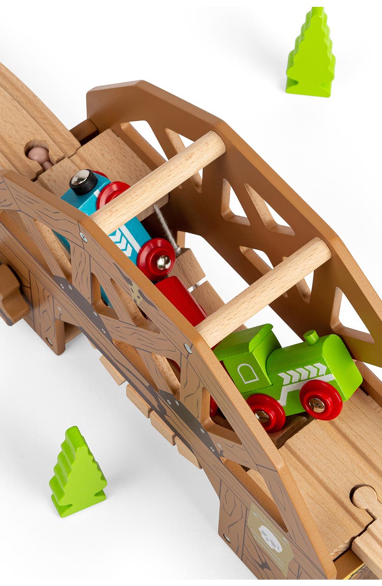 Bigjigs Rail Rickety Bridge, Alternate, color, Brown