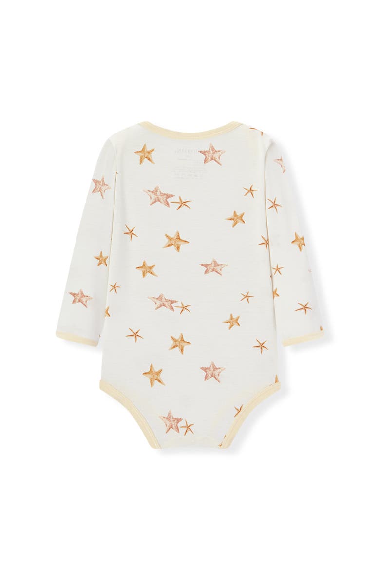Luxe Stretch Long Sleeve One Piece, Alternate, color, Starfish Dreams