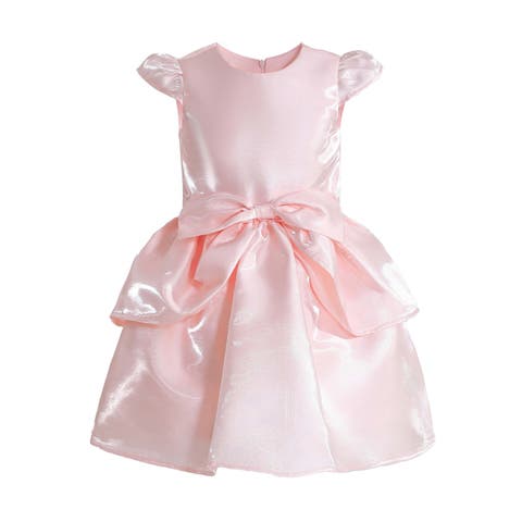 Juliora Puff Sleeve Satin Dress