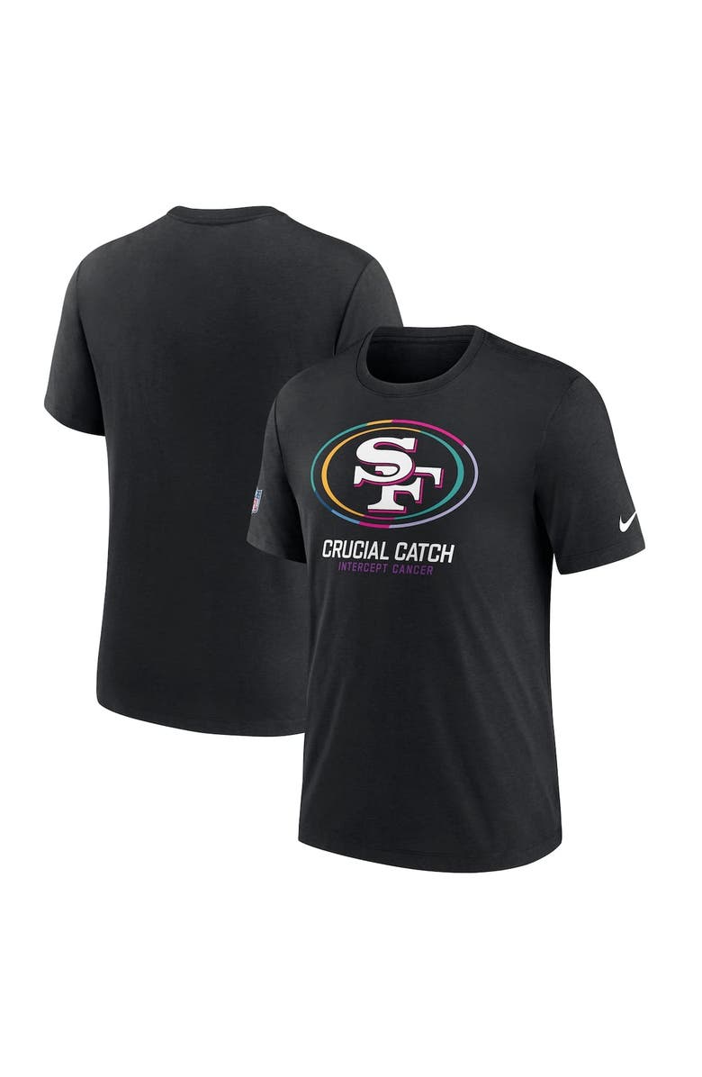 Nike Men's Nike Black San Francisco 49ers 2024 NFL Crucial Catch Big & Tall T-Shirt, Alternate, color, Black