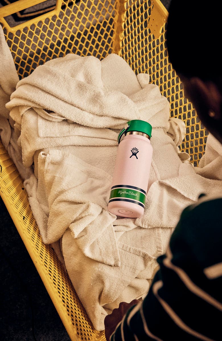 Hydro Flask 32-Ounce Wide Mouth Flex Straw Cap Water Bottle, Alternate, color, Campus Pink