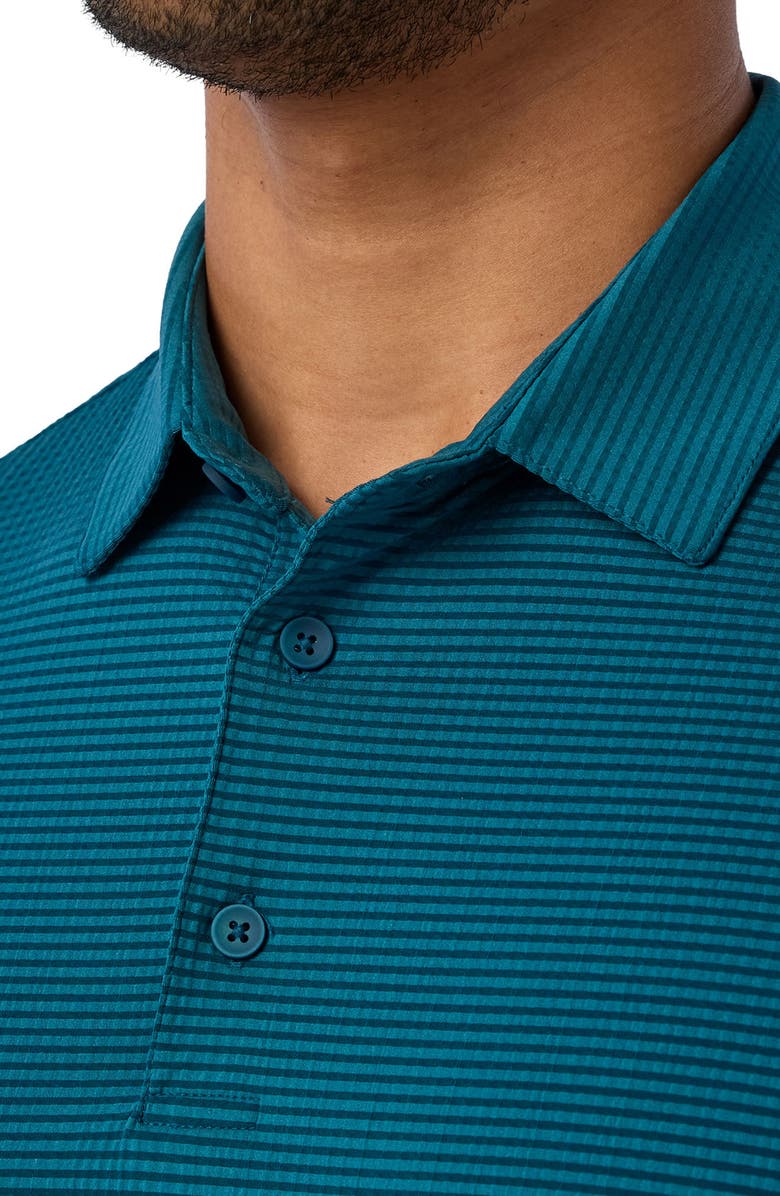 Mizzen+Main Copa Trim Fit Performance Polo, Alternate, color, Dark Teal