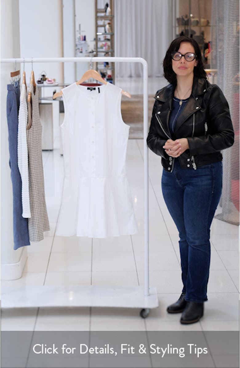 Sleeveless Drop Waist Minidress, sales video thumbnail