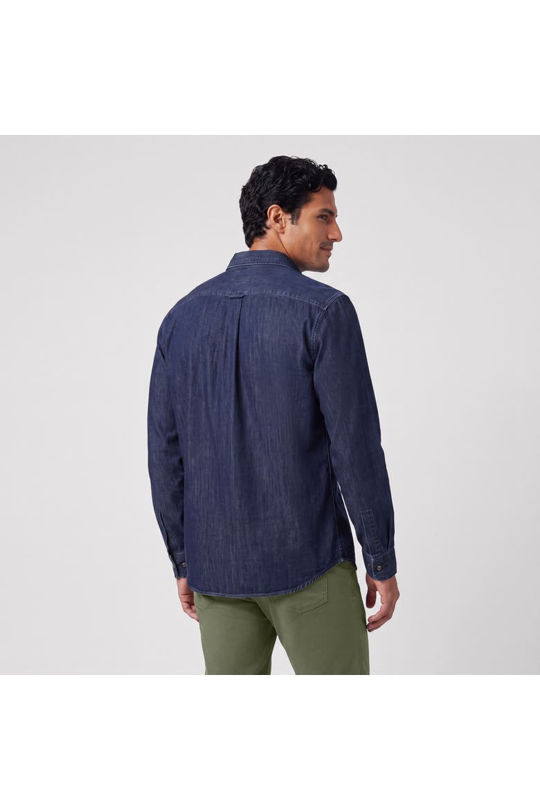 Chambray Shirt, Alternate, color, Dark Wash