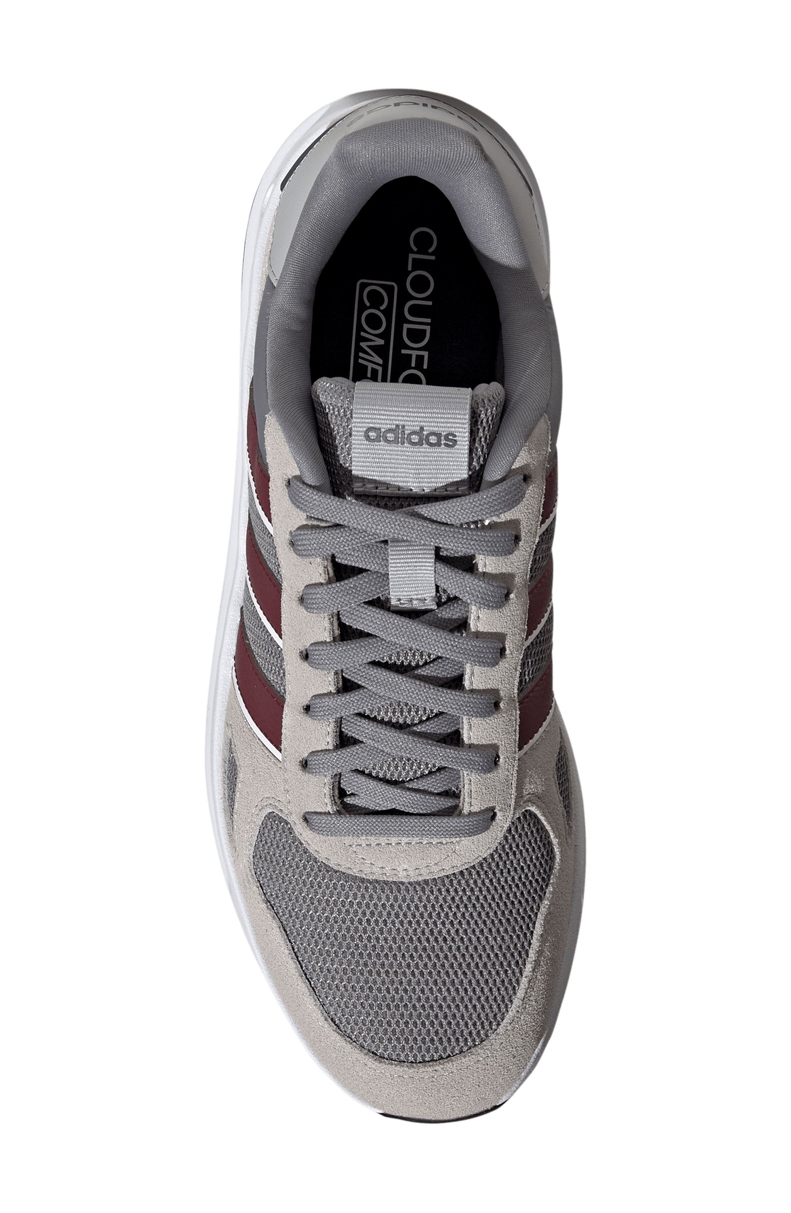 adidas Run 84 Sneaker, Alternate, color, Grey/ Shadow Red/ Grey