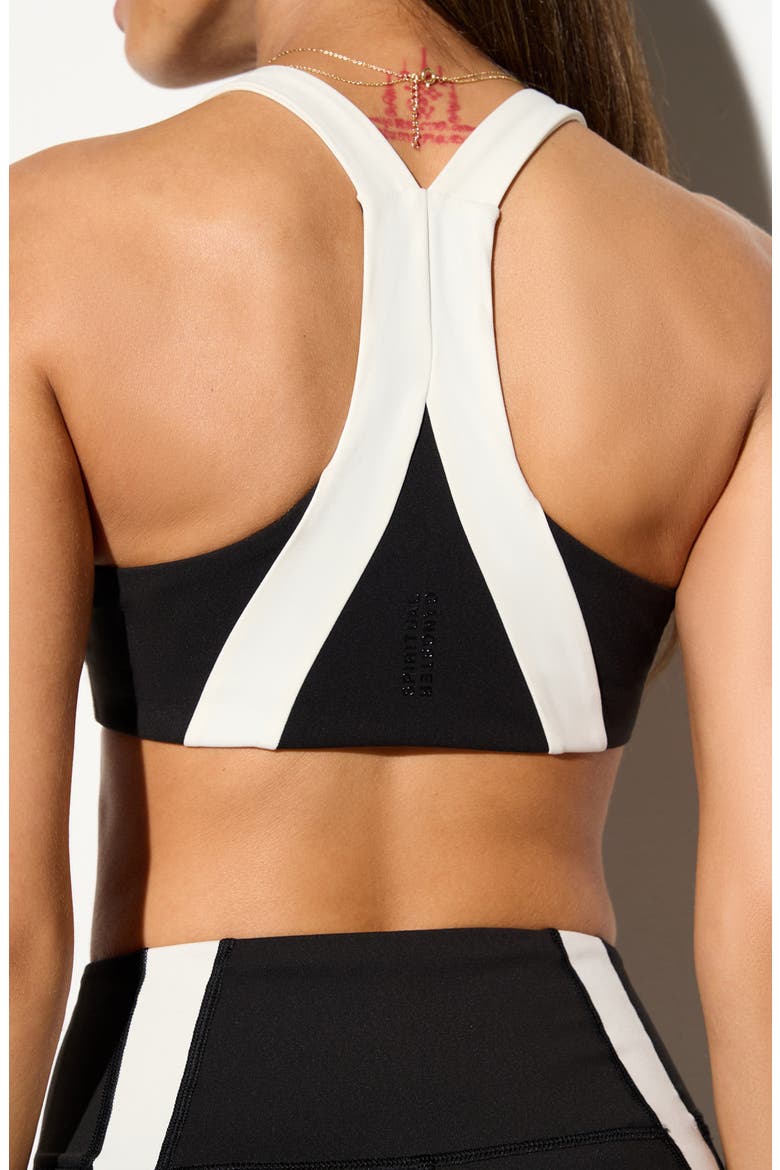 Reset Racerback Sports Bra, Alternate, color, BLACK