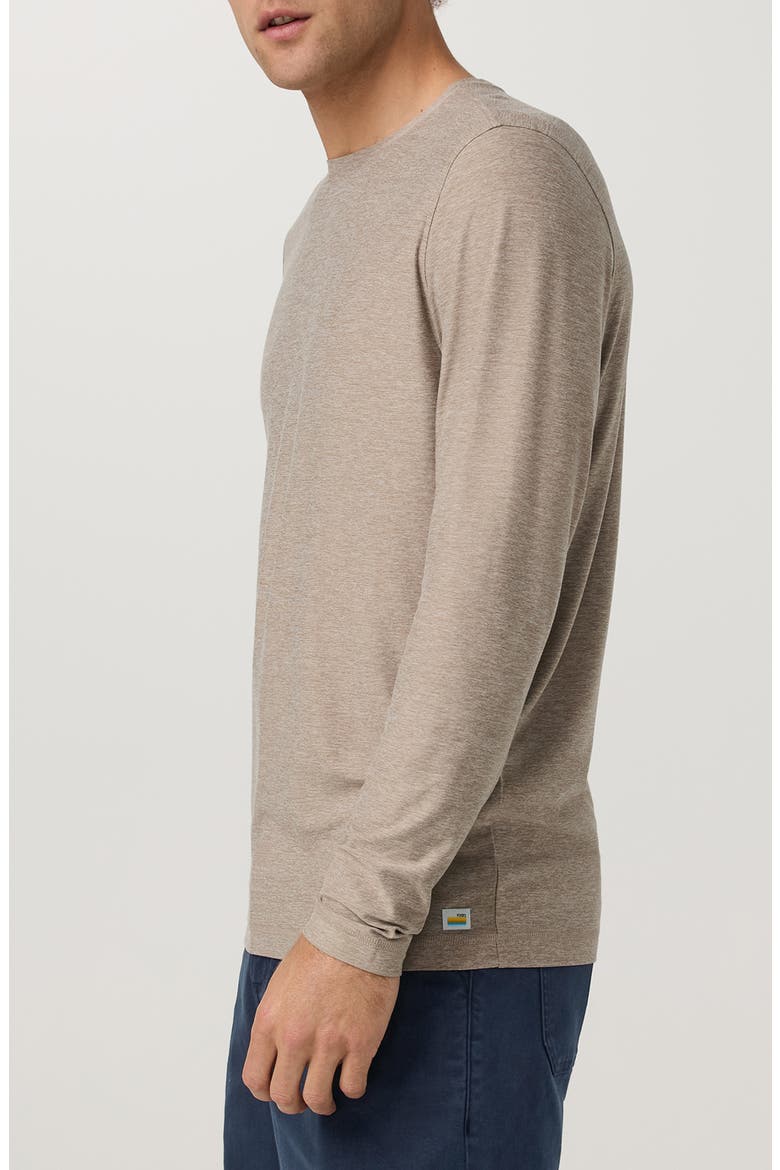 Long Sleeve Strato Tech Tee, Alternate, color, ACORN HEATHER